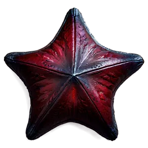 Deep Red Star Png Pdn PNG Image