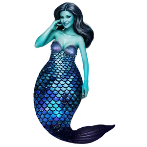 Deep Sea Mermaid Scales Png Bmu PNG Image