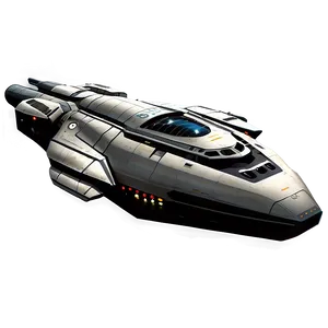 Deep Space Starship Png Xku41 PNG Image