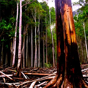 Deforestation And Biodiversity Loss Png Ouw PNG Image