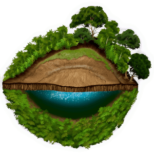 Deforestation and Water Cycle Disruption PNG 75 PNG