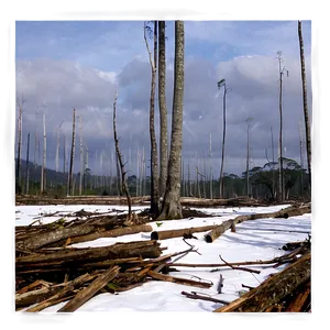 Deforestation Global Warming Connection Png Mgf PNG Image