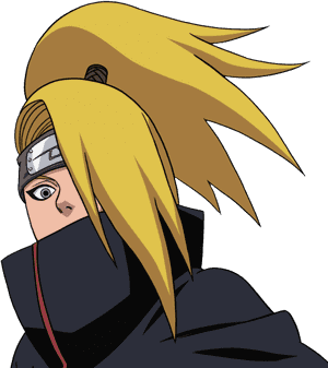 Deidara Akatsuki, True Art, Manga Anime, Naruto, Everything - Anime Characters I Like But Everyone Hates PNG image with transparent background