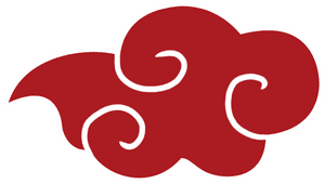 Deidara X Sasori - Akatsuki Cloud Png PNG image with transparent background