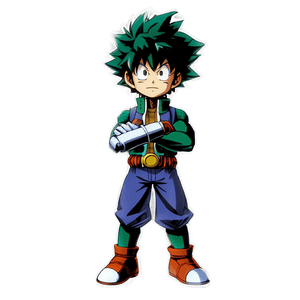 Deku Determined PNG tvr37 PNG image with transparent background
