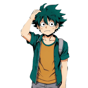Deku Emotional Moment PNG 36 PNG image with transparent background