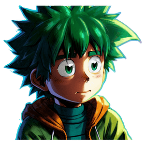 Deku Emotional Moment PNG cdi PNG image with transparent background