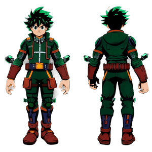 Deku First Hero Outfit PNG knp96 PNG image with transparent background