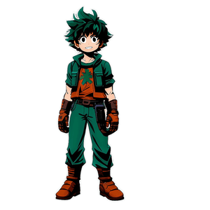 Deku First Hero Outfit PNG qgp49 PNG image with transparent background