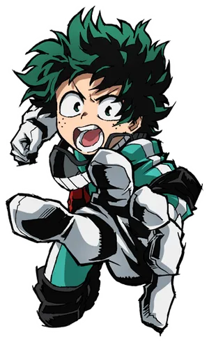 Deku Hero Costume PNG Image