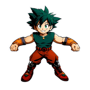 Deku Hero Pose PNG fwy39 PNG image with transparent background
