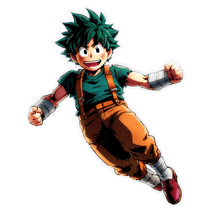 Deku Jumping PNG 33 PNG image with transparent background