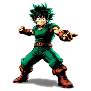 Deku Mid Battle PNG ebj90 PNG image with transparent background