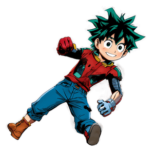 Deku Saving Someone PNG 05062024 PNG image with transparent background