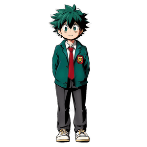 Deku School Uniform PNG 05062024 PNG image with transparent background