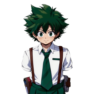 Deku School Uniform PNG fle60 PNG image with transparent background