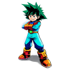 Deku Serious Battle Mode PNG lsy26 PNG image with transparent background