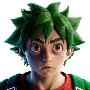 Deku Serious Look PNG 21 PNG image with transparent background