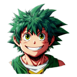 Deku Smiling PNG 58 PNG image with transparent background
