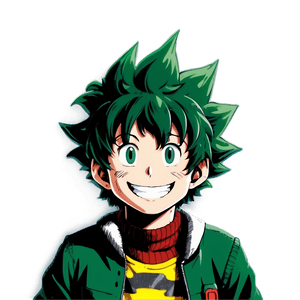 Deku Smiling PNG goc24 PNG image with transparent background