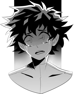 Deku Tearsinthe Dark PNG Image