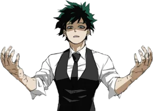 Dekuin Formal Attire PNG Image