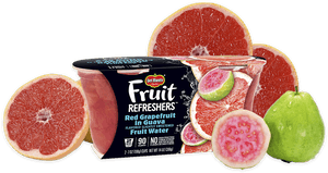 Fruit Refreshers® Red Grapefruit In Guava Flavored - Del Monte Fruit Refreshers Grapefruit, HD Png Download PNG with transparent background