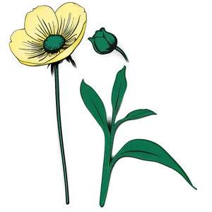 Delicate Buttercup Png Djb PNG Image