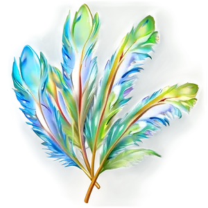 Delicate Feather Puff Png Pbq13 PNG Image