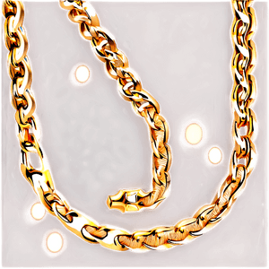 Delicate Gold Chain PNG dpp PNG image with transparent background