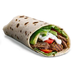 Delicious Gyro Wrap Png Cjl30 PNG Image