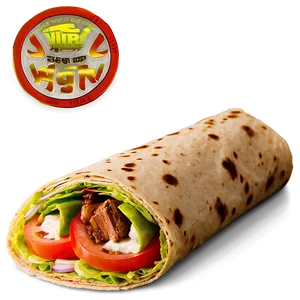 Delicious Gyro Wrap Png Jqt PNG Image