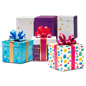 Delightful Celebration Gift Boxes PNG lbg86 PNG image with transparent background