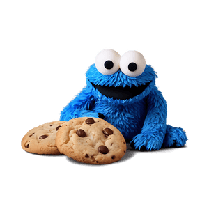 Delightful Cookie Monster PNG 16 PNG image with transparent background