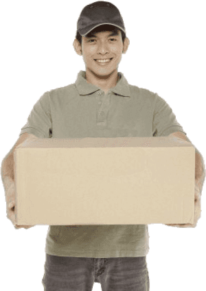 Package Delivery Man Png , Png Download - Person Holding A Package, Transparent Png PNG with transparent background