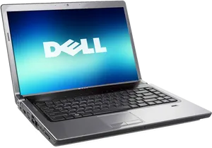 Dell Laptop Displaying Logo PNG Image