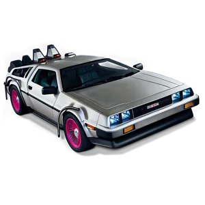 Delorean Digital Artwork Fantasy Png 85 PNG Image