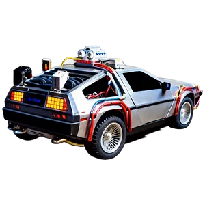 Delorean Hover Mode Activation Png 25 PNG Image