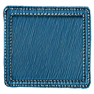 Denim Blue Square Outline Png 06272024 PNG Image