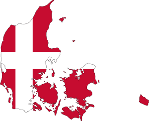 Denmark Map Flag Png, Transparent Png PNG image with transparent background