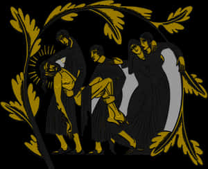 Jesus Christ Disembodied - Eric Gill Engravings Four Gospels, HD Png Download PNG with transparent background