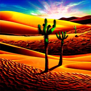 Desert Adventure Landscape Png Yfk67 PNG Image