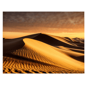 Desert Dunes at Dawn Landscape PNG dsc PNG image with transparent background