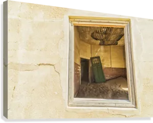 Deserted House Window Namibia PNG Image