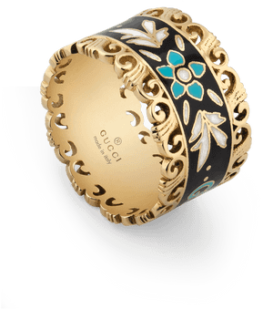 Gucci Fashion Jewelry Icon Ring - Gucci Icon Blooms Ring, HD Png Download PNG image with transparent background