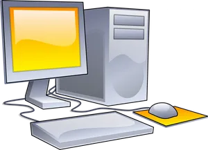 Desktop Computer Clipart PNG Image