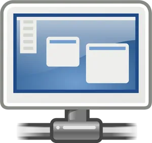 Desktop Computer Icon PNG Image