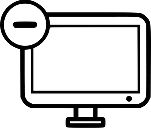 Desktop Computerand Key Icon PNG Image