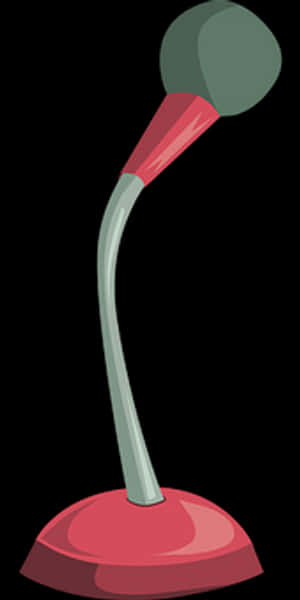 Desktop Microphone Illustration PNG image with transparent background