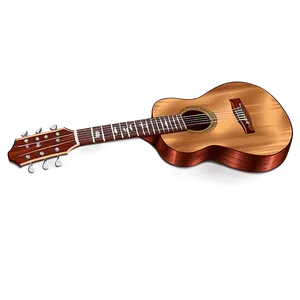 Detailed Acoustic Guitar Sketch Png 52 PNG Image